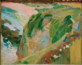 Shepherd Flute Player on the Cliffs